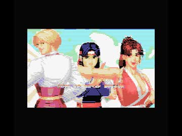 MSXでNEOGEO CD版KOF'94～99のオープニングデモを再生してみた