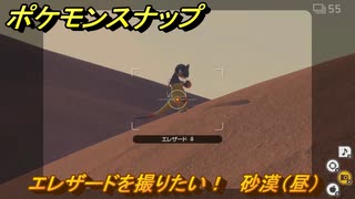 ポケモンスナップ　エレザードを撮りたい！　砂漠（昼）調査レベル１　＃１８　【New ポケモンスナップ】