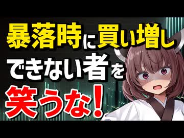 【暴落時に40万円投資】知識マシマシでも…負ける。知識があっても暴落時に買えない理由。情報で安心したい民 vs 思考して耐える民【暴落と長期投資】