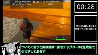 【Yasuke Simulator】Chapter9 RTA Shinobi 6 救出％ 1分8秒【ずんだもん実況】
