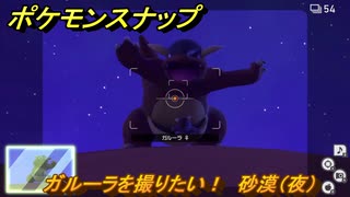 ポケモンスナップ　ガルーラを撮りたい！　砂漠（夜）調査レベル２　＃２３　【New ポケモンスナップ】