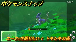ポケモンスナップ　エーフィを撮りたい！　トキシキの森イルミナスポット調査レベル２　＃３９　【New ポケモンスナップ】