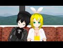 【MMD】「電車でひたすらもたれ掛かられるリンちゃん」