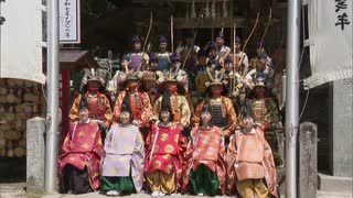 時代劇さながらの還暦祝い 福岡・飯盛神社の「鎧着初めの儀」に参拝客も釘付け