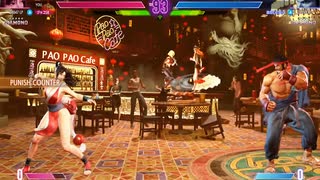 スト６　不知火舞編　134　　ダイヤ5　vｓリュウ　2025　0309