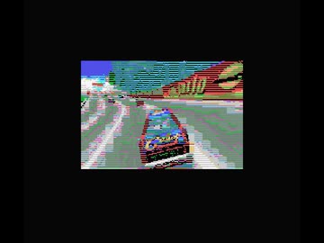 MSXでセガサターン版デイトナUSAのデモを再生してみた