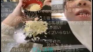 【かなた】『もんじゃの焼き方』ド田舎からぼっちで東京に出てきた女がもんじゃにチャレンジ【ニコ生】
