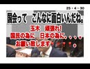 25・4・30　スッゲー面白かった。逃げ廻る石破　早く辞めろ。