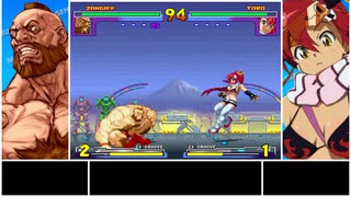 [MUGEN] 格ゲー下手のプレイヤー操作 テストエンコード(1920x1080)