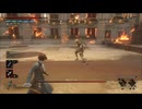副背後の「LIES　OF　P　２周目」　ピアノ線12本