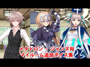 Fate/Grand Order ジャンヌ・ダルク＆ジーク＆ヨハンナ 追加マイルームボイス集（メタトロン宛）