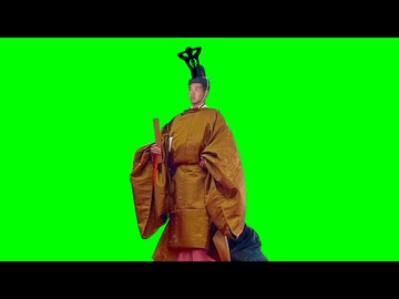 黄櫨染御袍を着た先輩GB