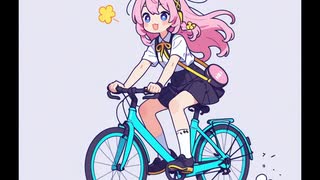 [Euro Beat]ママチャリで走る