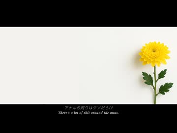 アナルの周りはクソだらけ