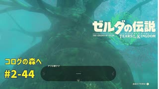 【ティアキン】ゼルダの伝説ティアーズオブザ キングダム2周目　#2-44  コログの森へ #ゼルダの伝説 #ティアキン