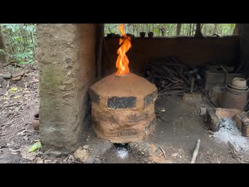 ホモと学ぶレトルト炭焼き窯.exp