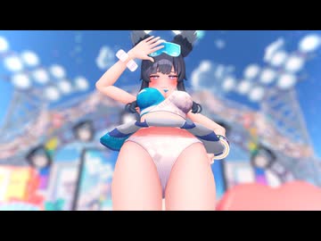 【MMDブルアカ】DEEP BLUE TOWNへおいでよ / 猫塚ヒビキ