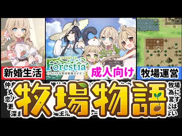 [フォレスティア]これぞ牧場運営ゲームの完成型[えちえち同人ゲーム紹介ずんだもん#141]