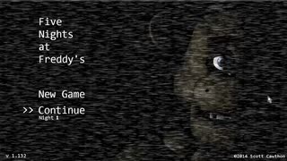 【Five Nights at Freddy's】　めちゃくちゃ動画はみてたので、いける。#1【実況プレイ】