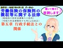 聴いて覚えて。音読します！　労働保険の保険料の徴収等に関する法律　第五章　行政手続法との関係　を『VOICEROID2 桜乃そら』さんが　音読します（施行日　  令和7年4月1日　バージョン）