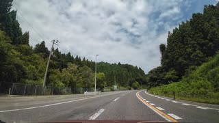 福島県南　いわき　北茨城ドライブ　51　いわき市から県北方面へ（平田村へ）国道49号線　9　マツダ２車載　2024　0907