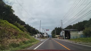 福島県南　いわき　北茨城ドライブ　54　いわき市から県北方面へ（平田村へ）道の駅平田付近　国道49号線　12　マツダ２車載　2024　0907