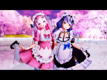【MMD】『クジラッキーは、しクジラない！』By結城さくなちゃん＆艾尔莎(エルザ)ちゃん