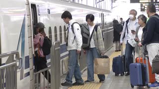 「ぜんぶ楽しかった」ＪＲ博多駅も混雑　大阪方面に向かう新幹線の指定席はほぼ満席　６日のＵターンラッシュ
