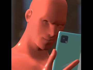 歩きスマホの進路誘導システム