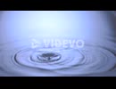 Raindrops splashes in super slow motion