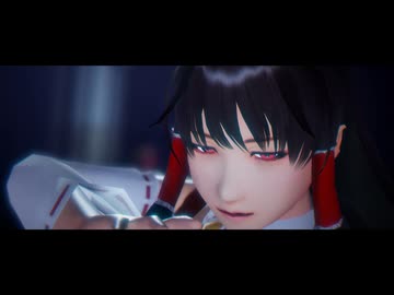 【MMD】命綱【そばかす式霊夢】