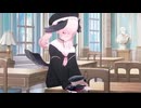 人形をこねるコハルさん