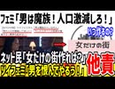 【他責の極み】フェミ「男は魔族のようなもの！消えたら平和になる！」→女だけの街を作れや！と指摘されてしまうwww【ゆっくり解説】