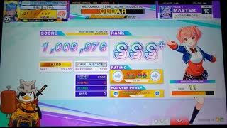 【CHUNITHM】シリウスの輝きのように (MASTER) ALL JUSTICE【手元動画】