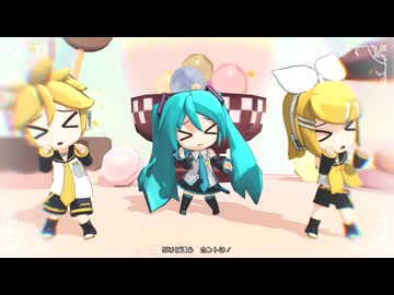 【第17回ラジＰ杯参加作品】ねんどミクさん達で『We are POP☆CANDY!』