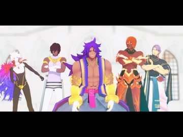 【Fate/MMD】マハバ組で宵々古今(モデル修正)