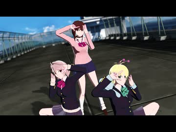 【MMD】ももちゃん＆アイラ＆バモラで『アンデッドエネミー』【ダンダダン】