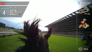 【ジョッキーカメラ】ランスオブカオス騎乗の吉村誠之助騎手ジョッキーカメラ映像｜2025年NHKマイルカップ
