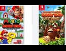 [実況]「マリオ VS.ドンキーコング／スーパードンキーコングリターンズHD（NS）」2作品体験版初見プレイ！（スマホ撮影）
