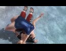 【DOA5 ryona】スク水のひとみをロメロスペシャルで破壊する