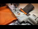 ミシンでボタン穴を縫う様子を10倍スローで眺める動画