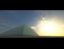 [MineCraft]ダイヤモンドで巨大ピラミッドを作る!!! 最終回-ダイヤで限界高度までのピラミッド-