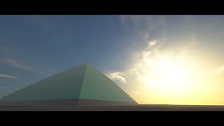 [MineCraft]ダイヤモンドで巨大ピラミッドを作る!!! 最終回-ダイヤで限界高度までのピラミッド-