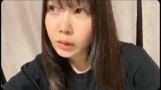 【あおこ】白くて美しい肌に整った美しいお顔 お休み前のひとときですが決してお顔の美しさが損なわれていません  しかもスッピンでこの美しさです□ 彼氏として何でも折半だそうで【ニコ生】