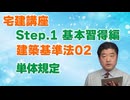 令和８年受験用[Step.1建築基準法02]単体規定