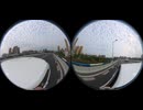 【Vlog】中国 合肥の車載動画360度。街中から国際空港まで。自撮り棒を車の上に建てる！
