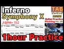 【超集中】Inferno - Symphony X Intro Guitar Michael Romeo TAB シンフォニーX マイケルロメオ インフェルノ
