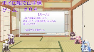 ボイロ組で山手線ゲームパート４