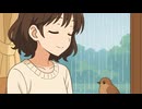 雨宿りの小鳥
