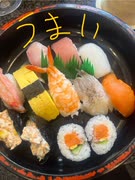 大阪　梅田　激安　ランチ　さかえ　寿司　盛り合わせ　サービス　赤だし